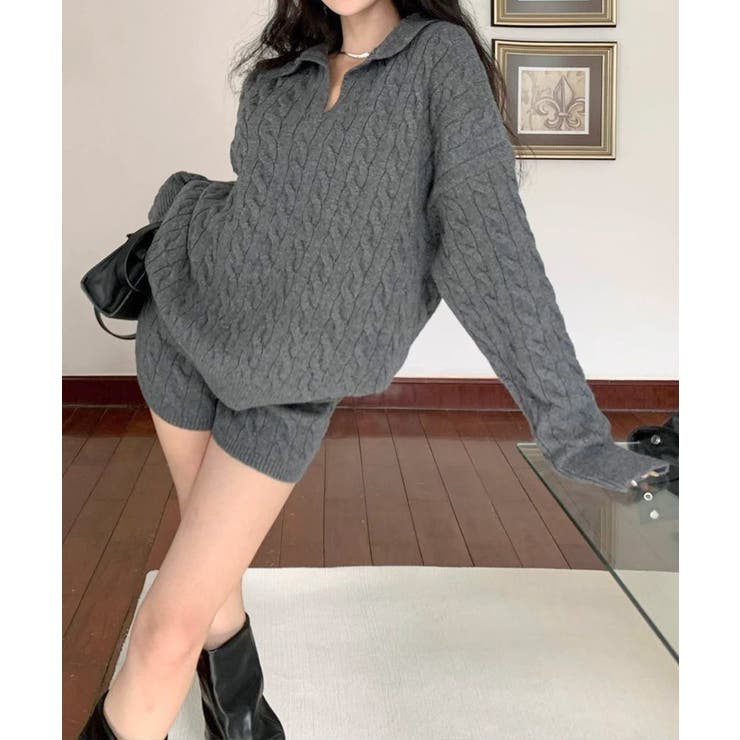ニットトップス ショートパンツ ニットパンツ | SUNSHINE CLOSET | 詳細画像18 