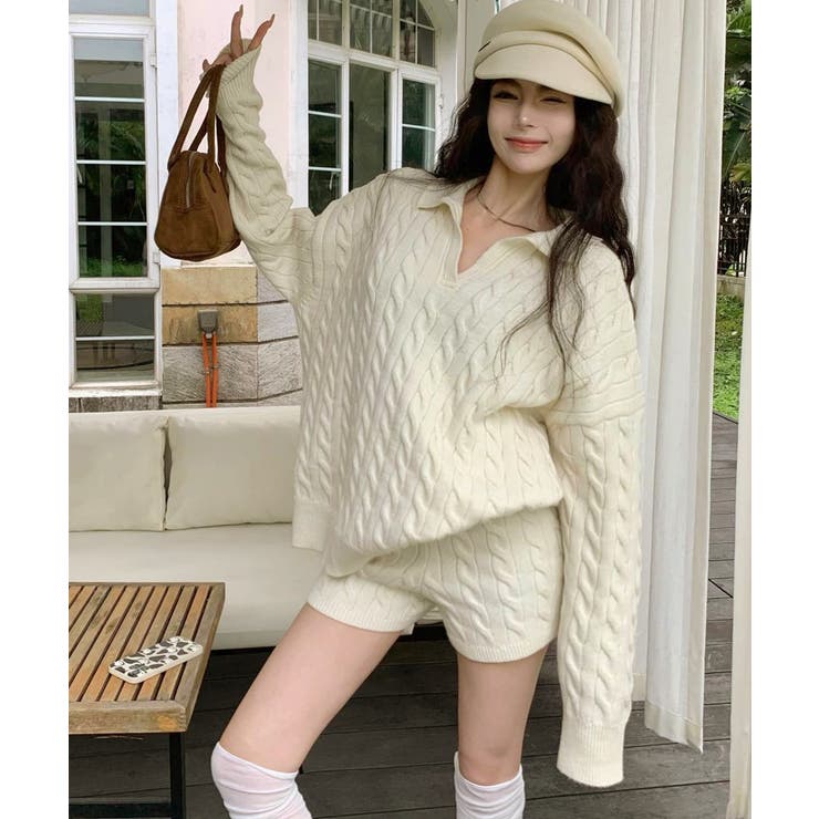 ニットトップス ショートパンツ ニットパンツ | SUNSHINE CLOSET | 詳細画像19 