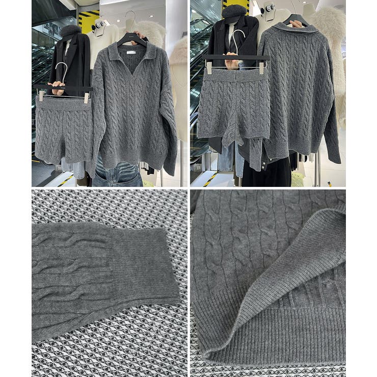 ニットトップス ショートパンツ ニットパンツ | SUNSHINE CLOSET | 詳細画像27 