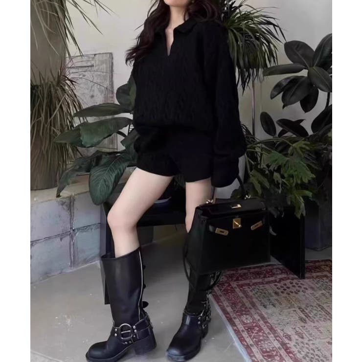 ニットトップス ショートパンツ ニットパンツ | SUNSHINE CLOSET | 詳細画像6 