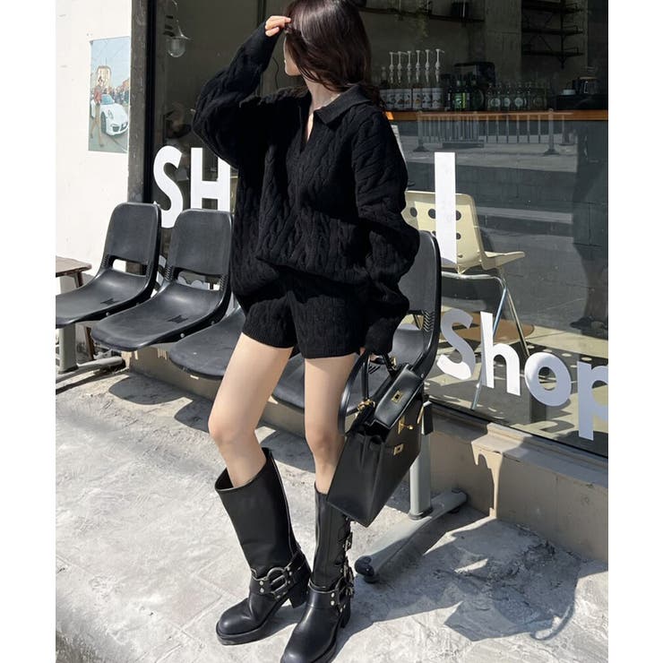 ニットトップス ショートパンツ ニットパンツ | SUNSHINE CLOSET | 詳細画像8 