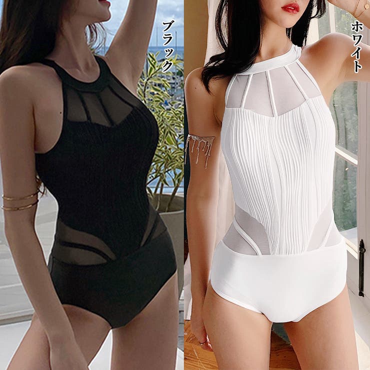 ホルターネック 水着 シースルーモノキニ | SUNSHINE CLOSET | 詳細画像2 