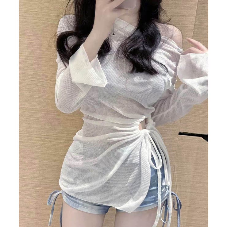 レディースセパレート水着 シアートップス付きビキニセット 韓国風水着トレンド水着… | SUNSHINE CLOSET | 詳細画像14 