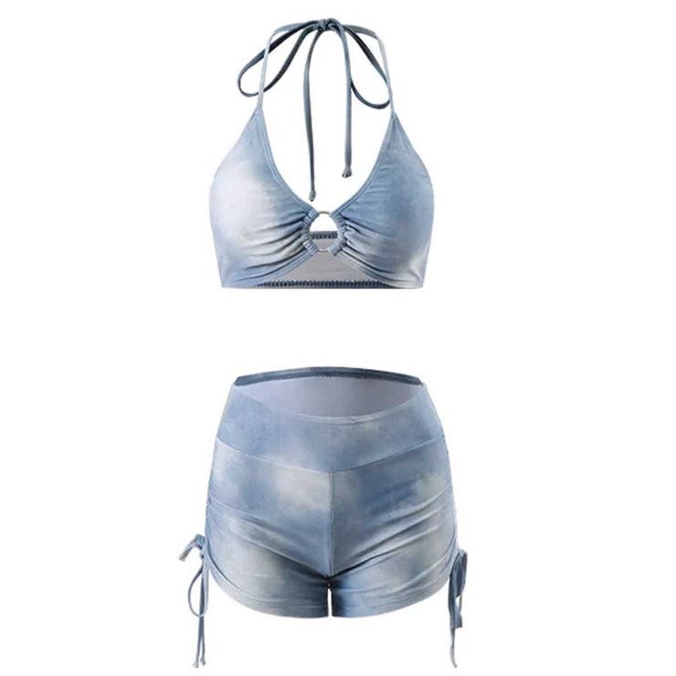 レディースセパレート水着 シアートップス付きビキニセット 韓国風水着トレンド水着… | SUNSHINE CLOSET | 詳細画像26 