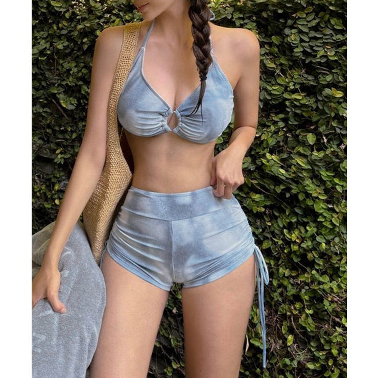 レディースセパレート水着 シアートップス付きビキニセット 韓国風水着トレンド水着… | SUNSHINE CLOSET | 詳細画像8 