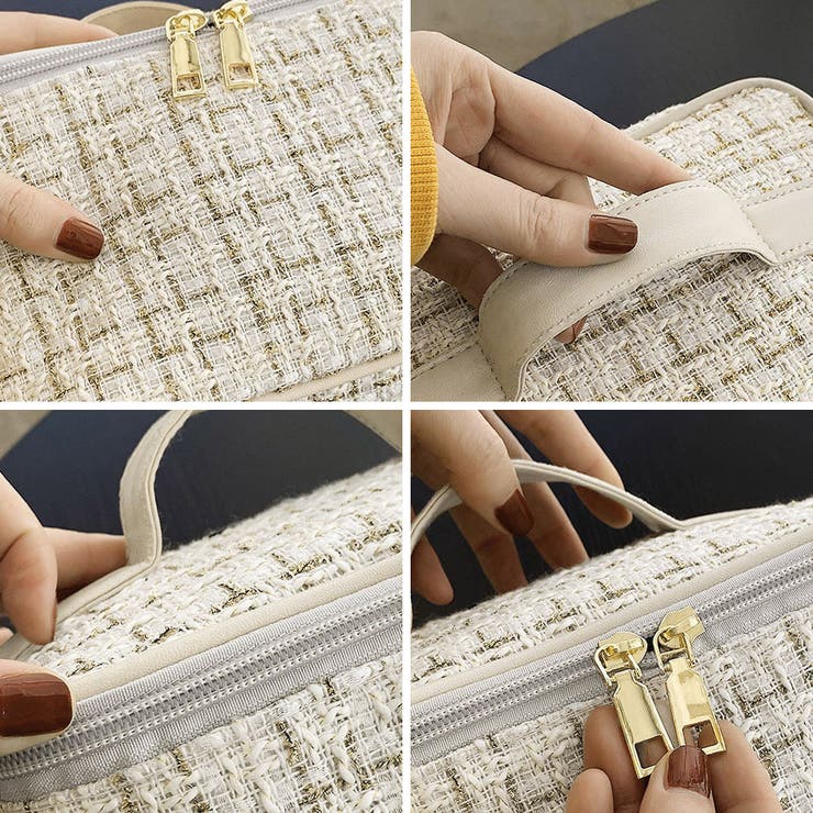 コスメポーチ大容量 使いやすい収納バッグ | SUNSHINE CLOSET | 詳細画像3 