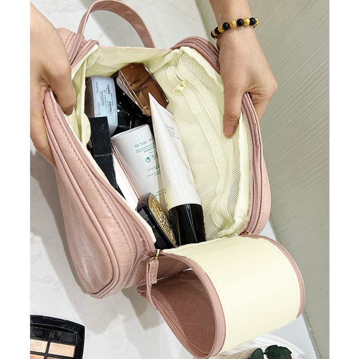 大容量トラベルコスメポーチ 持ち運び収納 | SUNSHINE CLOSET | 詳細画像12 