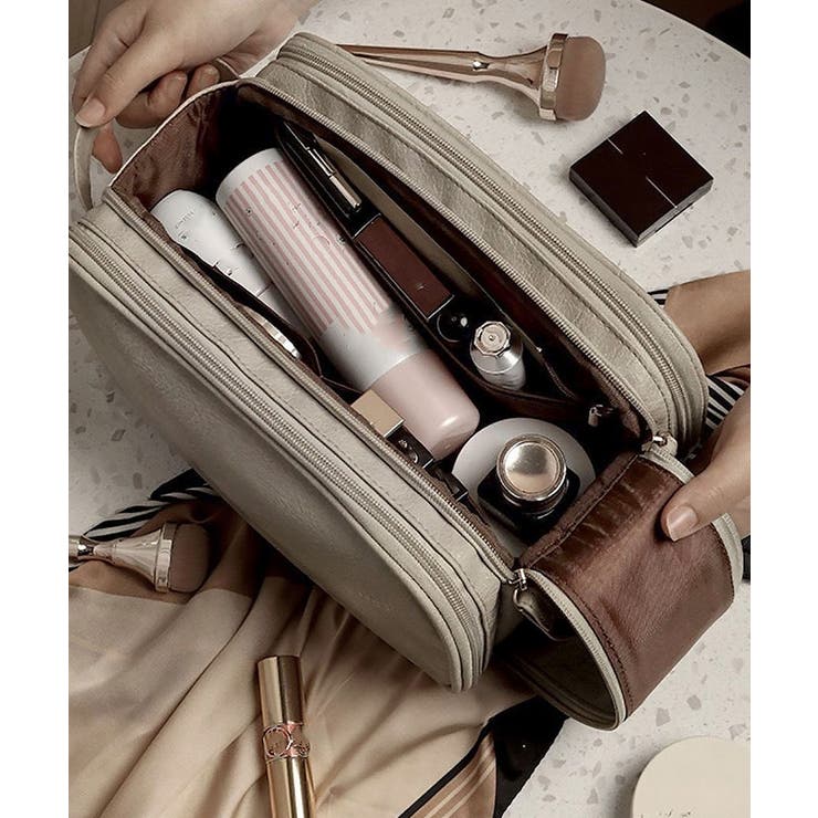 大容量トラベルコスメポーチ 持ち運び収納 | SUNSHINE CLOSET | 詳細画像2 