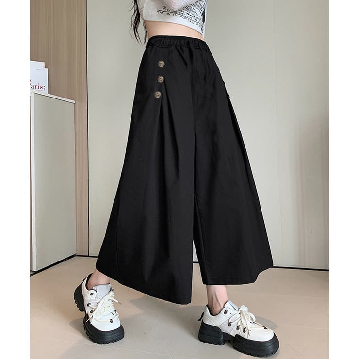 ワイドパンツ ハイウエストガウチョパンツ | SUNSHINE CLOSET | 詳細画像2 