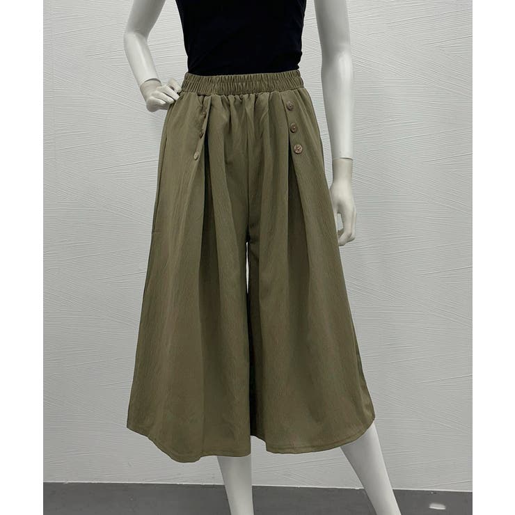 ワイドパンツ ハイウエストガウチョパンツ | SUNSHINE CLOSET | 詳細画像7 