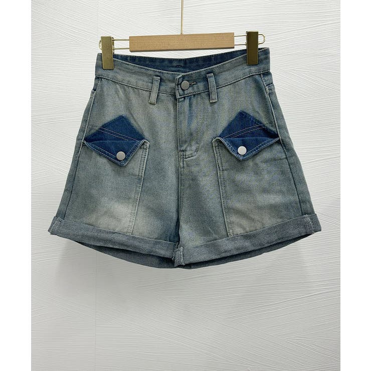ロールアップ デニムショートパンツ 美脚 | SUNSHINE CLOSET | 詳細画像10 