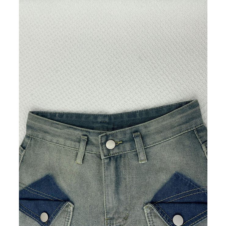 ロールアップ デニムショートパンツ 美脚 | SUNSHINE CLOSET | 詳細画像12 