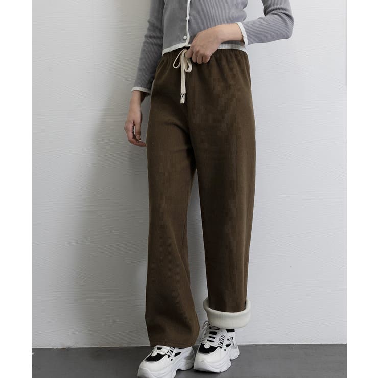 裏起毛 コーデュロイパンツ ハイウエスト | SUNSHINE CLOSET | 詳細画像38 