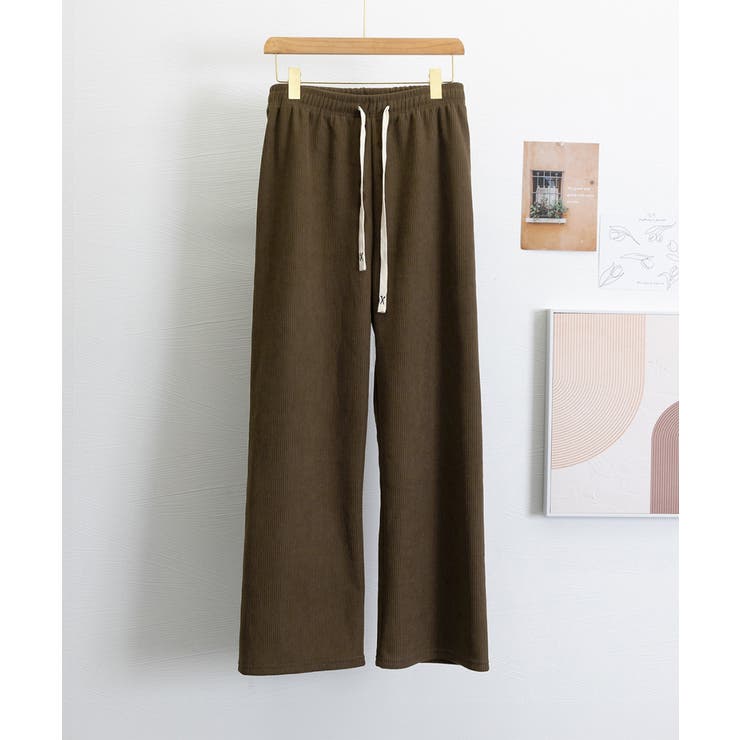 裏起毛 コーデュロイパンツ ハイウエスト | SUNSHINE CLOSET | 詳細画像42 