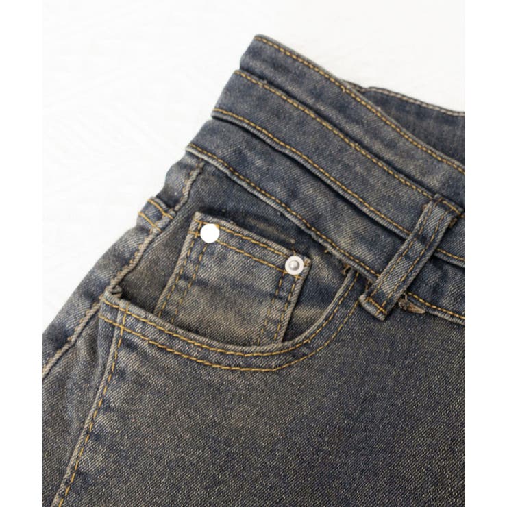 フレアデニムパンツ ハイウエストジーンズ | SUNSHINE CLOSET | 詳細画像14 