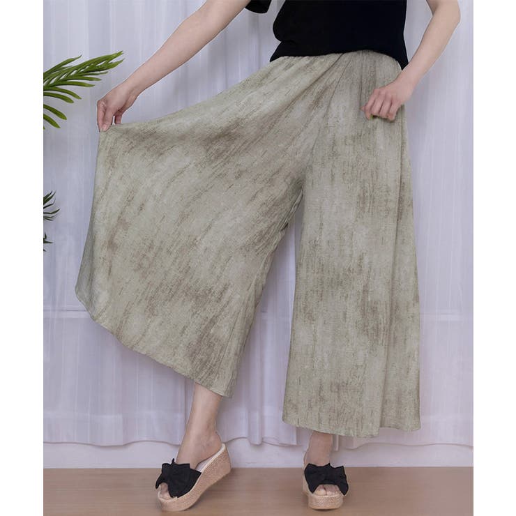 ガウチョパンツ タイダイ柄ワイドパンツ | SUNSHINE CLOSET | 詳細画像12 