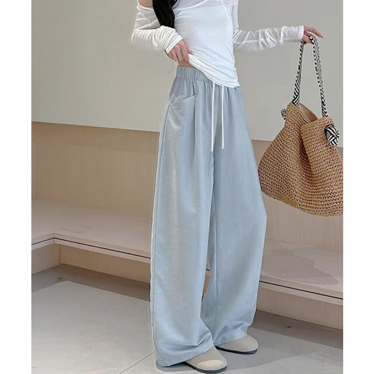 ワイドパンツウエストゴムストレートパンツ | SUNSHINE CLOSET | 詳細画像11 