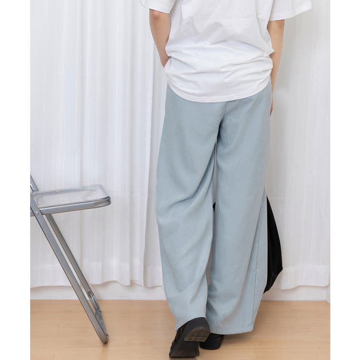ワイドパンツウエストゴムストレートパンツ | SUNSHINE CLOSET | 詳細画像17 