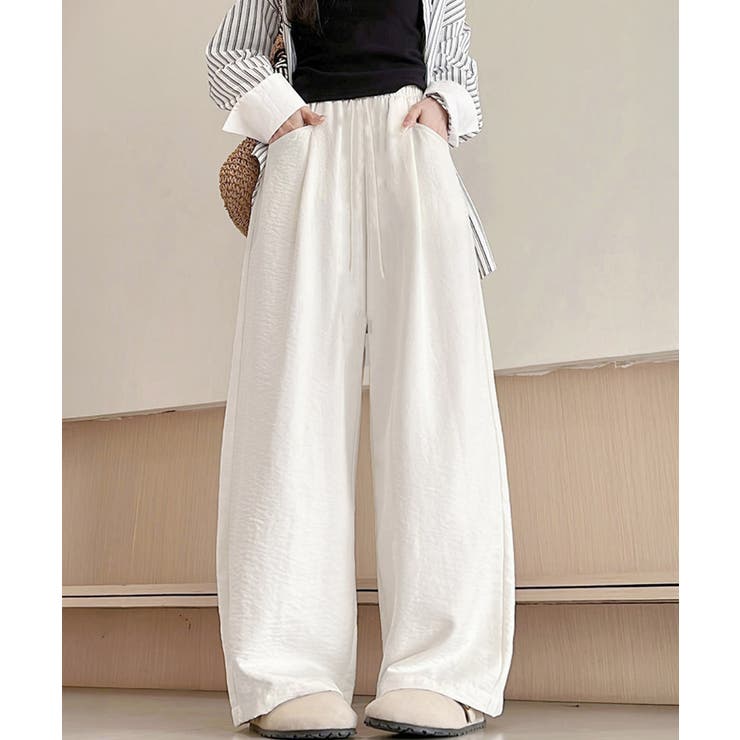 ワイドパンツウエストゴムストレートパンツ | SUNSHINE CLOSET | 詳細画像2 