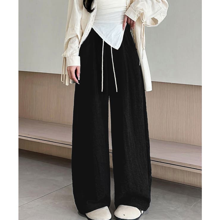 ワイドパンツウエストゴムストレートパンツ | SUNSHINE CLOSET | 詳細画像5 