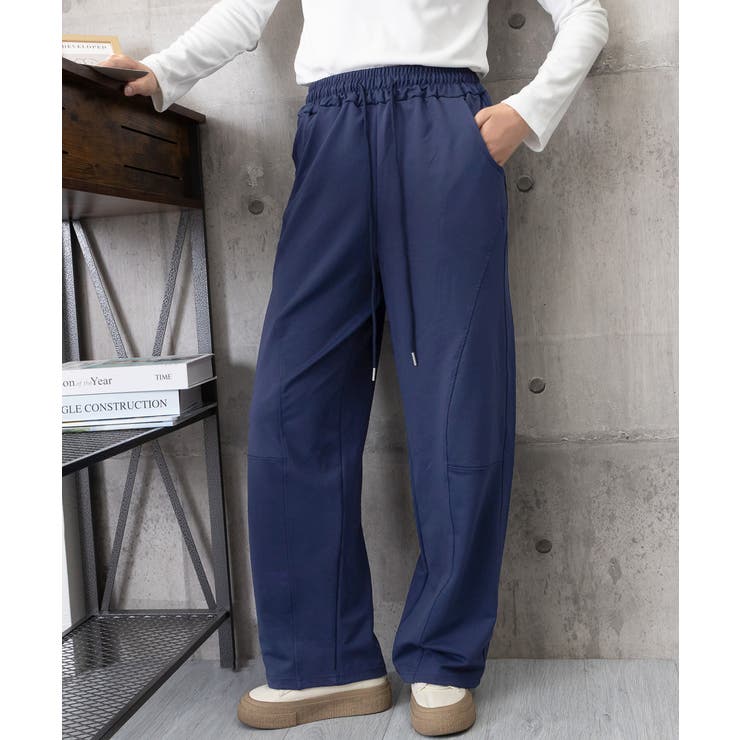 ワイドパンツウエストゴムスウェットパンツ | SUNSHINE CLOSET | 詳細画像10 