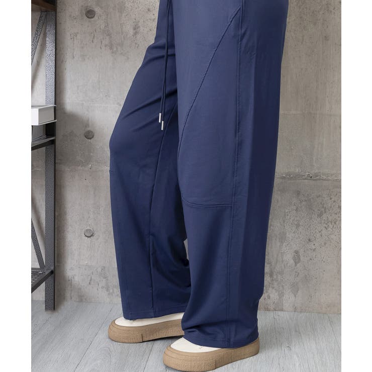 ワイドパンツウエストゴムスウェットパンツ | SUNSHINE CLOSET | 詳細画像12 