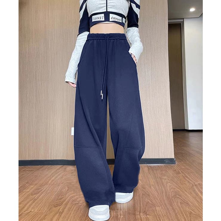 ワイドパンツウエストゴムスウェットパンツ | SUNSHINE CLOSET | 詳細画像2 