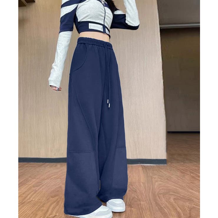 ワイドパンツウエストゴムスウェットパンツ | SUNSHINE CLOSET | 詳細画像3 