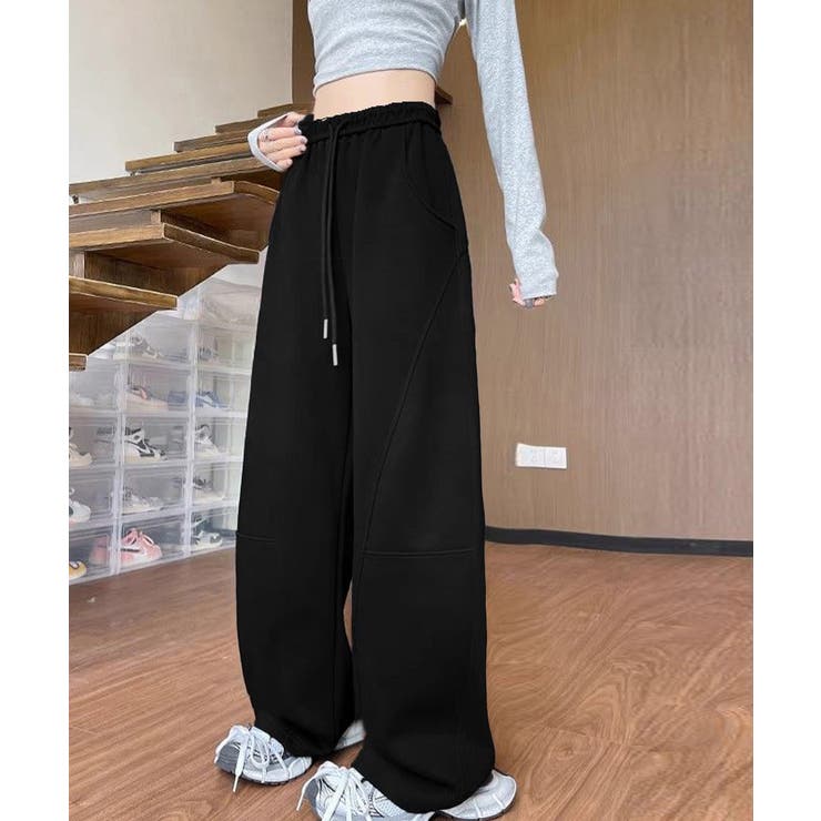 ワイドパンツウエストゴムスウェットパンツ | SUNSHINE CLOSET | 詳細画像5 