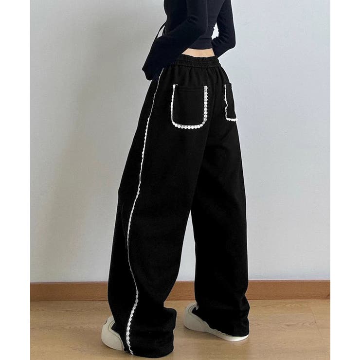 スウェットパンツサイドレースラインパンツ | SUNSHINE CLOSET | 詳細画像1 