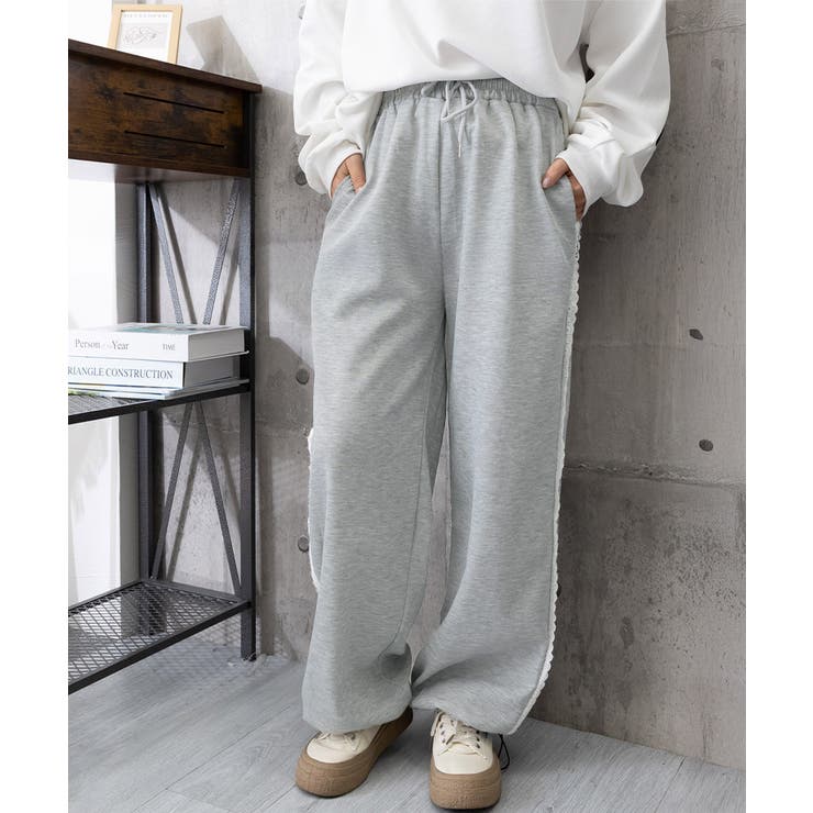 スウェットパンツサイドレースラインパンツ | SUNSHINE CLOSET | 詳細画像10 