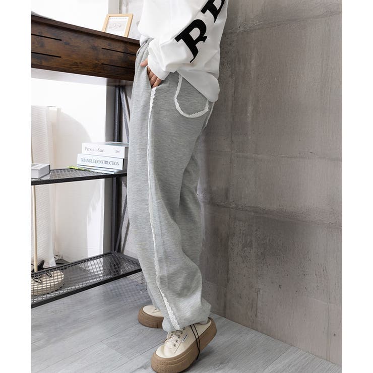 スウェットパンツサイドレースラインパンツ | SUNSHINE CLOSET | 詳細画像11 