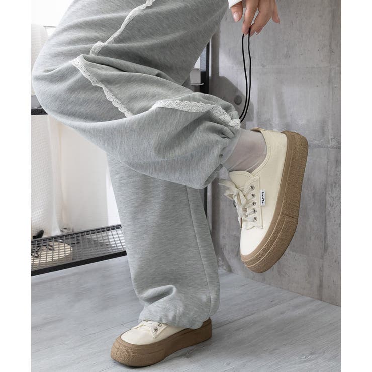 スウェットパンツサイドレースラインパンツ | SUNSHINE CLOSET | 詳細画像12 