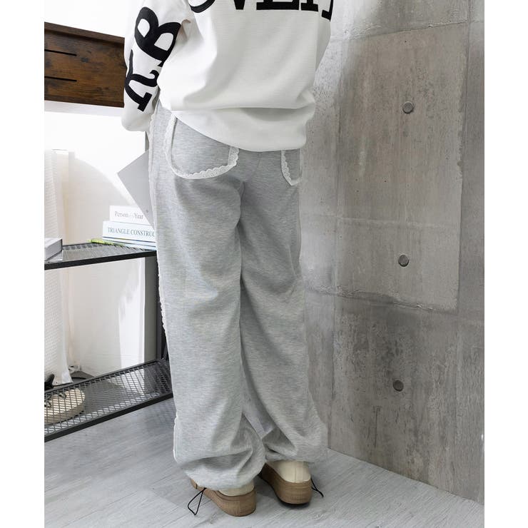 スウェットパンツサイドレースラインパンツ | SUNSHINE CLOSET | 詳細画像13 