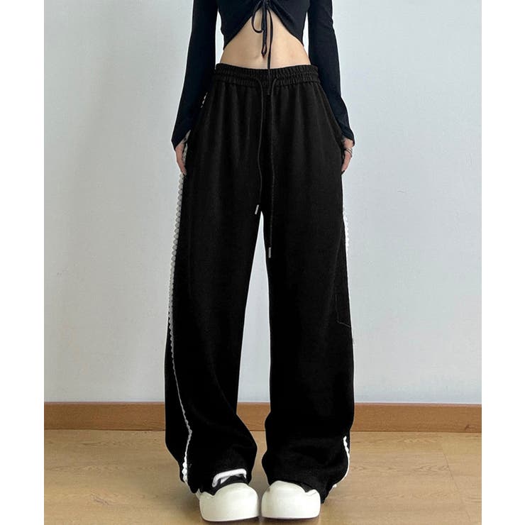 スウェットパンツサイドレースラインパンツ | SUNSHINE CLOSET | 詳細画像2 