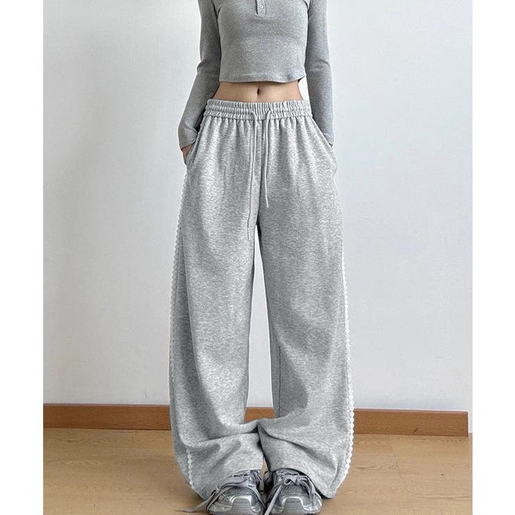 スウェットパンツサイドレースラインパンツ | SUNSHINE CLOSET | 詳細画像7 