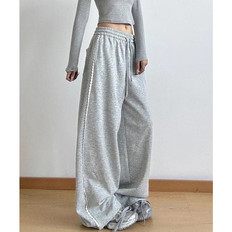 スウェットパンツサイドレースラインパンツ | SUNSHINE CLOSET | 詳細画像8 