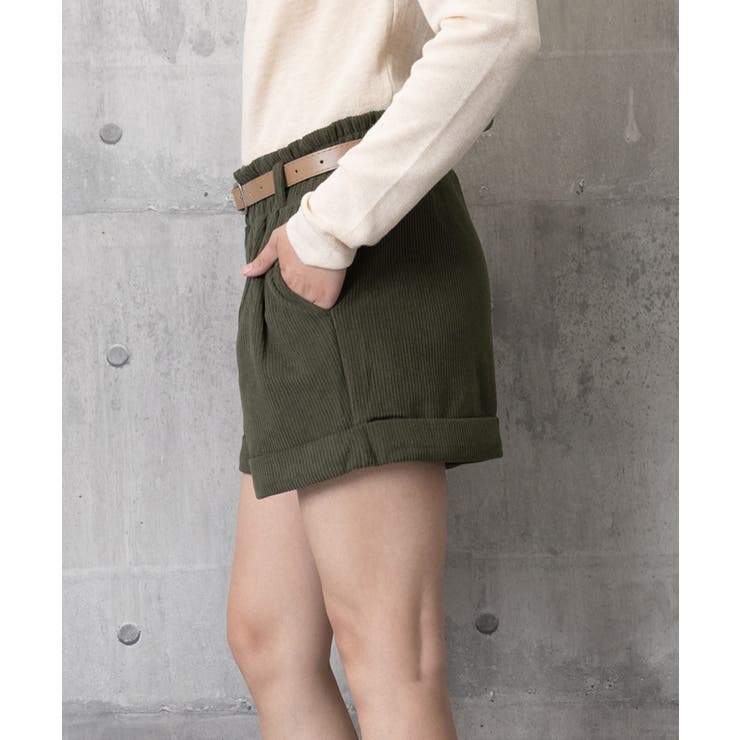 ベルト付き ショートパンツ コーデュロイ | SUNSHINE CLOSET | 詳細画像10 