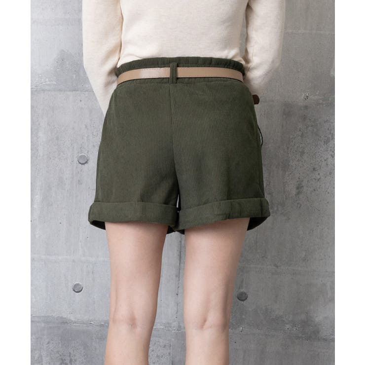 ベルト付き ショートパンツ コーデュロイ | SUNSHINE CLOSET | 詳細画像11 