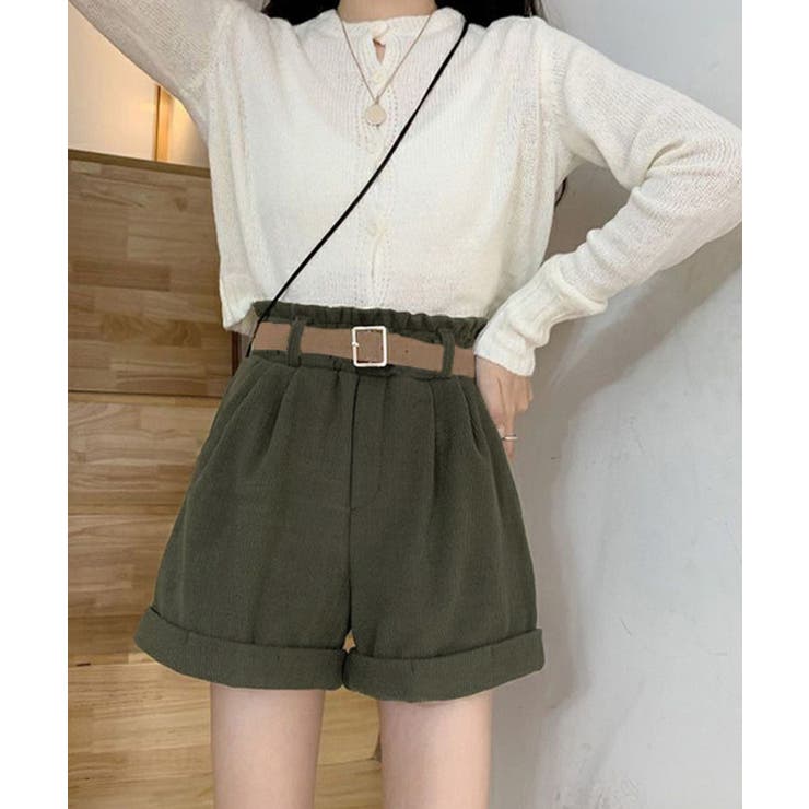 ベルト付き ショートパンツ コーデュロイ | SUNSHINE CLOSET | 詳細画像2 