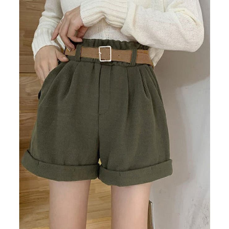 ベルト付き ショートパンツ コーデュロイ | SUNSHINE CLOSET | 詳細画像4 