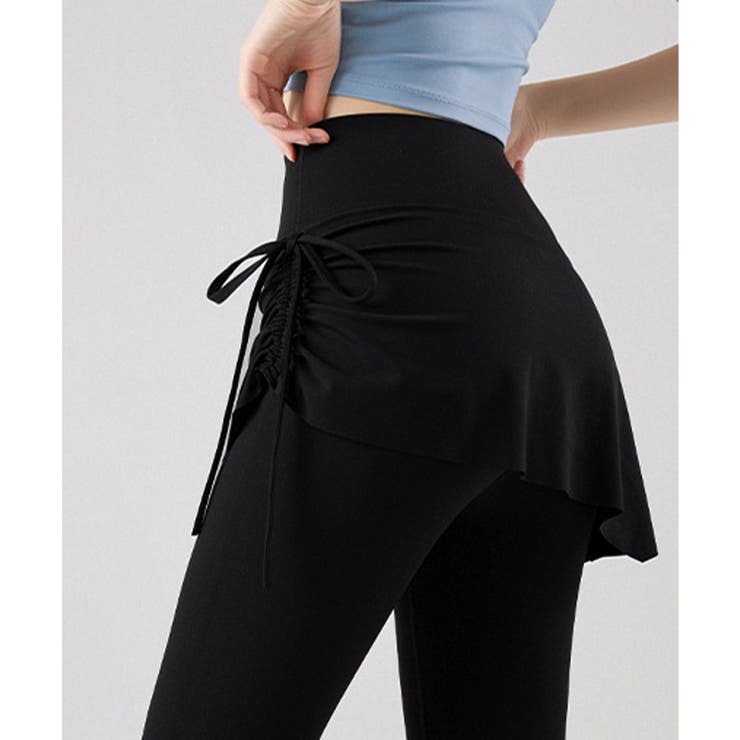 ヨガパンツ スカート付きセミフレアパンツ | SUNSHINE CLOSET | 詳細画像11 