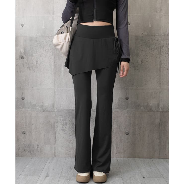 ヨガパンツ スカート付きセミフレアパンツ | SUNSHINE CLOSET | 詳細画像12 