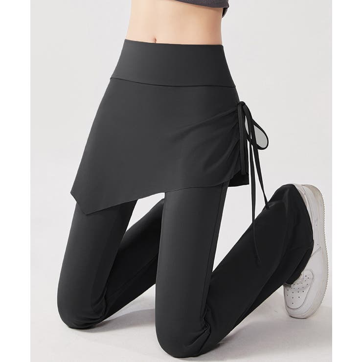 ヨガパンツ スカート付きセミフレアパンツ | SUNSHINE CLOSET | 詳細画像3 