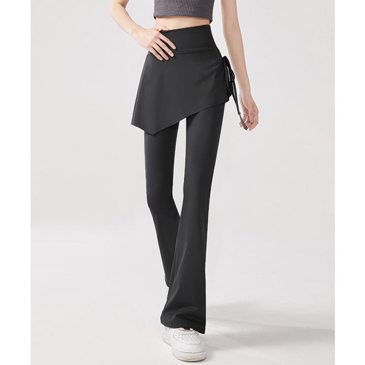 ヨガパンツ スカート付きセミフレアパンツ | SUNSHINE CLOSET | 詳細画像5 