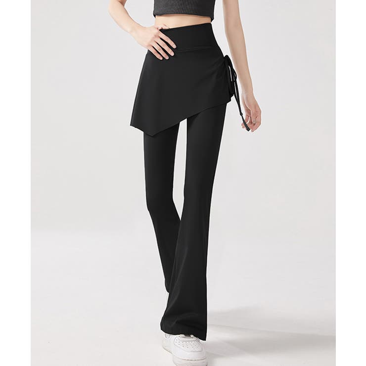 ヨガパンツ スカート付きセミフレアパンツ | SUNSHINE CLOSET | 詳細画像7 