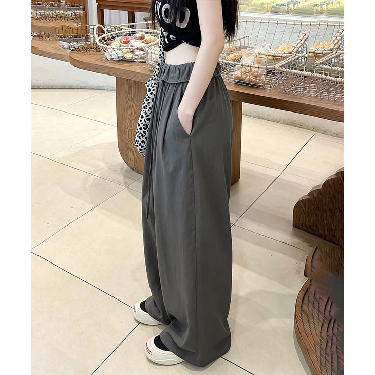 ハイウエストストレートパンツ ウエストゴム お洒落 | SUNSHINE CLOSET | 詳細画像18 