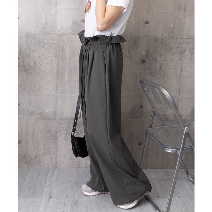 ハイウエストストレートパンツ ウエストゴム お洒落 | SUNSHINE CLOSET | 詳細画像21 