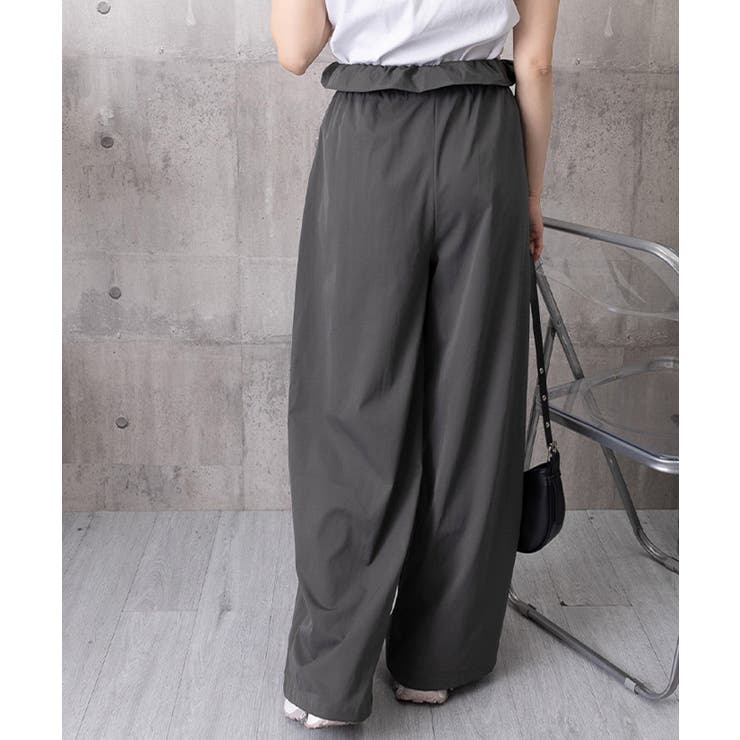 ハイウエストストレートパンツ ウエストゴム お洒落 | SUNSHINE CLOSET | 詳細画像22 