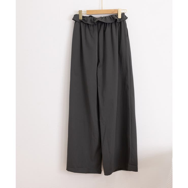 ハイウエストストレートパンツ ウエストゴム お洒落 | SUNSHINE CLOSET | 詳細画像24 